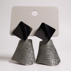 Çelik silver küpe