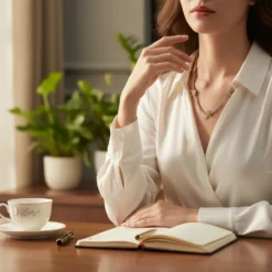 Gold Renk Sıralı Yıldız Kolye - Işıltılı Minimalist Tasarım